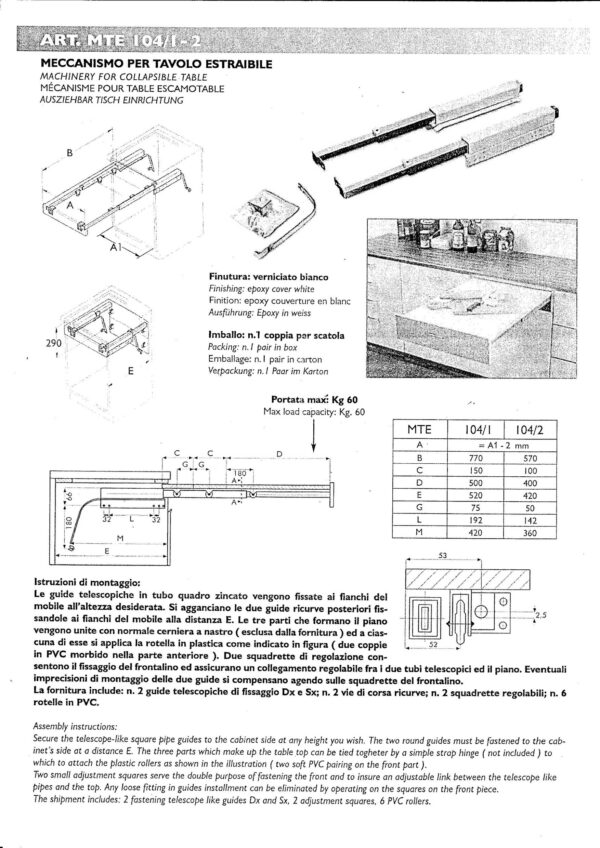 ROLL-TOP ΤΡΑΠΕΖΙΟΥ 3 ΦΥΛΛΩΝ ΙΤΑΛΙΑΣ Κ40 - Image 2