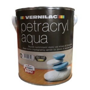 ΒΕΡΝΙΚΙ ΠΕΤΡΑΣ ΝΕΡΟΥ ΜΑΤ PETRACRYL AQUA 2,5 LT