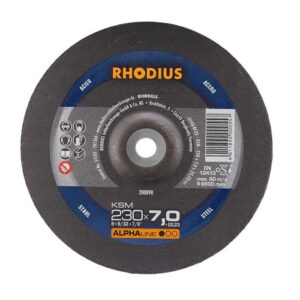 ΤΡΟΧΟΣ ΛΕΙΑΝΣΕΩΣ ΣΙΔΗΡΟΥ RHODIUS Φ230 (230  Χ 7 Χ 22,3)