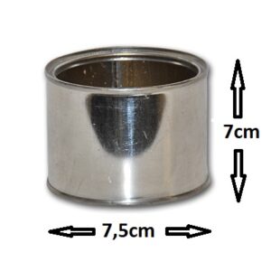 ΔΟΧΕΙΟ ΜΕΤΑΛΛΙΚΟ ΑΔΕΙΟ ΜΕ ΚΑΠΑΚΙ 200ML