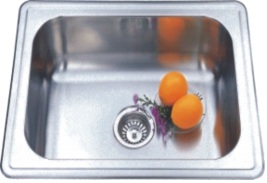 ΝΕΡΟΧΥΤΗΣ ΙΝΟΧ 1 ΓΟΥΡΝA 48X43X17 (ΜΑΖΙ ΜΕ ΣΙΦΩΝΙ)