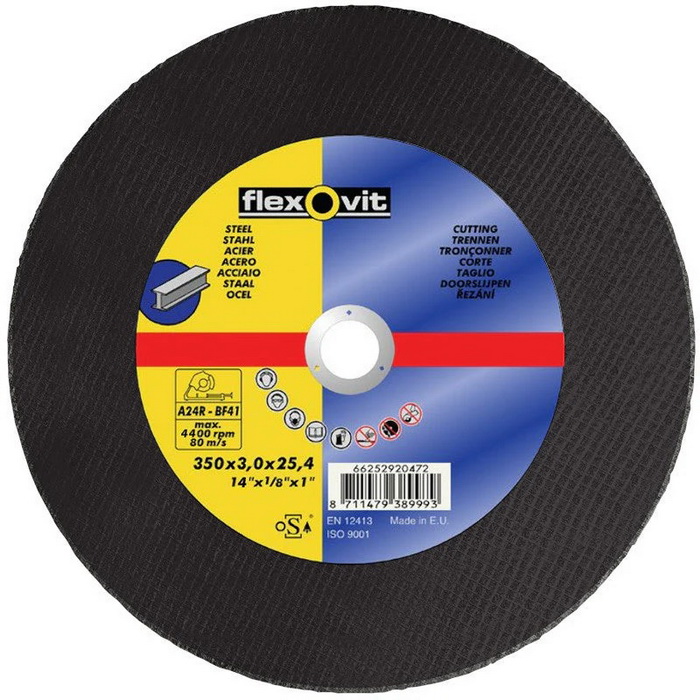 ΤΡΟΧΟΣ ΚΟΠΗΣ ΣΙΔΗΡΟΥ ΓΑΛΛΙΑΣ Φ350 (350X3X25,4)