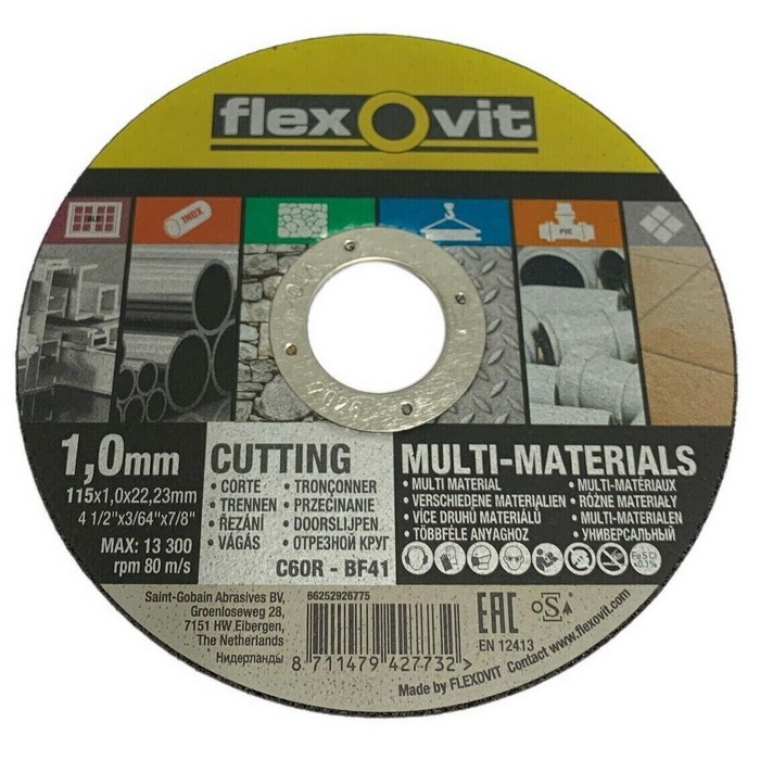 ΤΡΟΧΟΣ ΜΑΡΜΑΡΟΥ-INOX ΓΑΛΛΙΑΣ Φ230 ΛΕΠΤΟΣ(230X1,9Χ22,23)