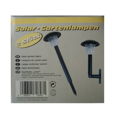 ΦΩΤΙΣΤΙΚΟ ΗΛΙΟΥ (2 ΤΕΜ.) MANNESMANN NO 60300