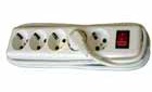 5-WAY MULTI PLUG OUTLET WITH WAFETY SWITCH