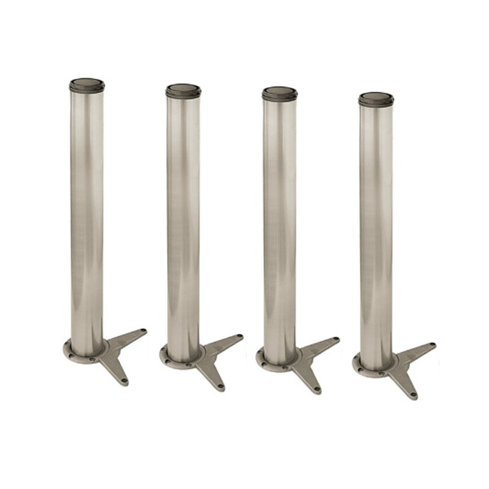 ΠΟΔΙΑ ΤΡΑΠΕΖΙΟΥ Φ60Χ71 ΝΙΚΕΛ ΜΑΤ (ΣΕΤ 4ΤΕΜ)