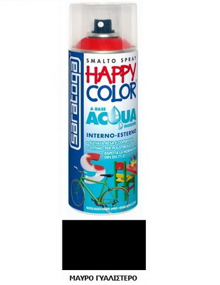 WATER-BASED SPRAY GLOSS BLACK 400ML