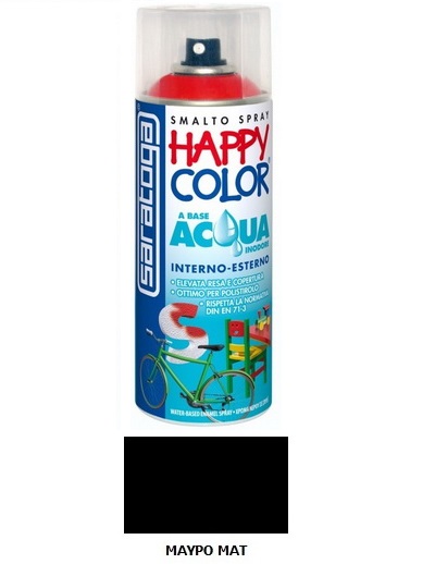 WATER-BASED SPRAY FLAT BLACK 400ML