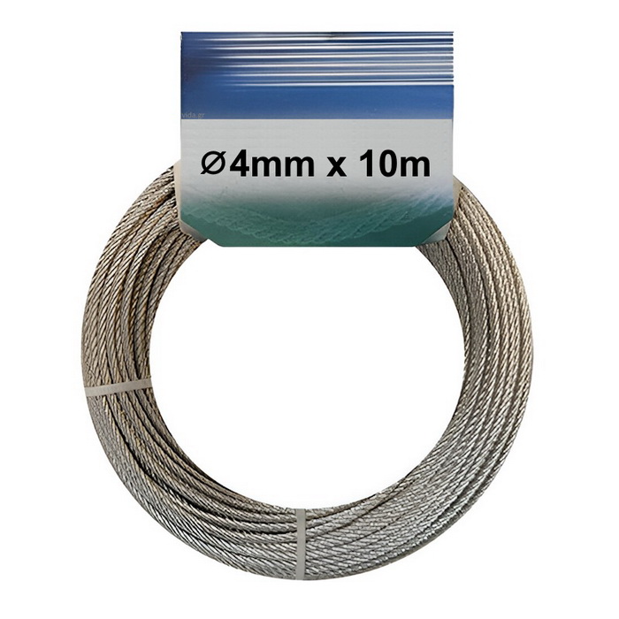 ΣΥΡΜΑΤΟΣΚΟΙΝΟ ΓΑΛΒΑΝΙΖΕ 4 ΜΜ ΚΟΥΛΟΥΡΑ 10 Μ