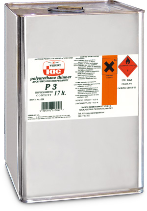 ΔΙΑΛΥΤΙΚΟ ΠΟΛΥΟΥΡΕΘΑΝΗΣ VERNILAC P3 (ΠΟΛΥ ΑΡΓΟ) 4LT