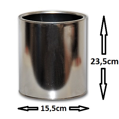 ΔΟΧΕΙΟ ΜΕΤΑΛΛΙΚΟ ΑΔΕΙΟ ΜΕ ΚΑΠΑΚΙ 4LT