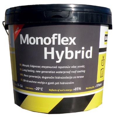 ELASTOMERIC ROOF COATING NANO-MODIFIED MONOFLEX HYBRID 13KG