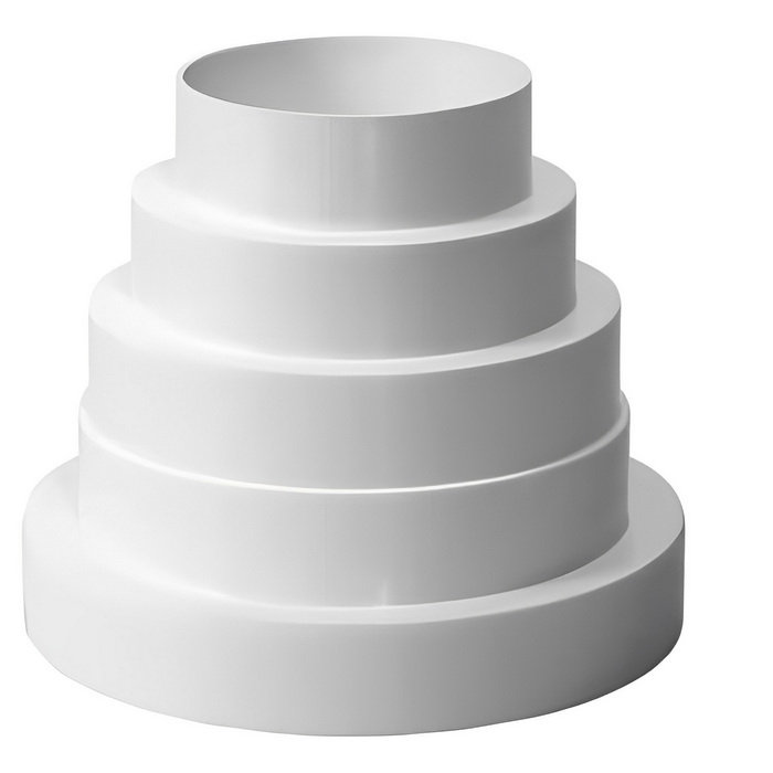 ΣΥΣΤΟΛΗ ΠΛΑΣΤΙΚΗ ΛΕΥΚΗ Φ80 ΕΩΣ Φ150