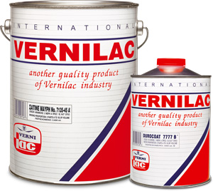 ΛΑΚΑ ΜΑΥΡΗ ΣΕΜΙ-ΜΑΤ VERNILAC No 7135 (ΣΕΤ Α+Β) 4 LT