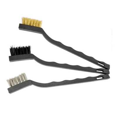 ΣΕΤ ΒΟΥΡΤΣΕΣ ΚΟΝΤΕΣ ΜΕΤΑΛΛΙΚΗ ΤΡΙΧΑ 3 ΤΕΜ