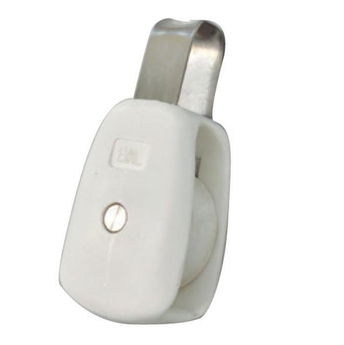 ΤΡΟΧΑΛΙΑ ΜΑΚΑΡΑΣ ΙΝΟΧ NYLON ΓΙΑ ΣΧΟΙΝΙ 10ΜΜ