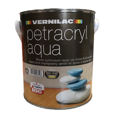 ΒΕΡΝΙΚΙ ΠΕΤΡΑΣ ΝΕΡΟΥ ΜΑΤ PETRACRYL AQUA 750 ML