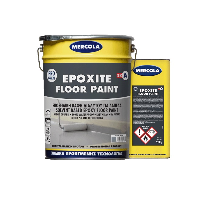 ΕΠΟΞΕΙΔΙΚΗ ΒΑΦΗ EPOXITE FLOOR PAINT 2K 10 KG ΓΚΡΙ RAL 7035
