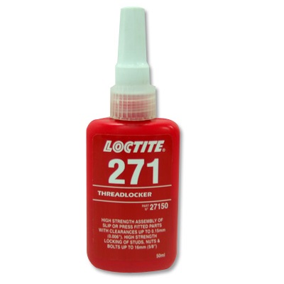 THREADLOCKER HIGH STRENGTH LOCTITE 271 - 5ML