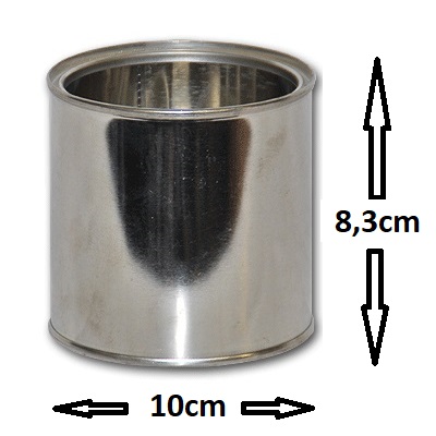 ΔΟΧΕΙΟ ΜΕΤΑΛΛΙΚΟ ΑΔΕΙΟ ΜΕ ΚΑΠΑΚΙ 500ML