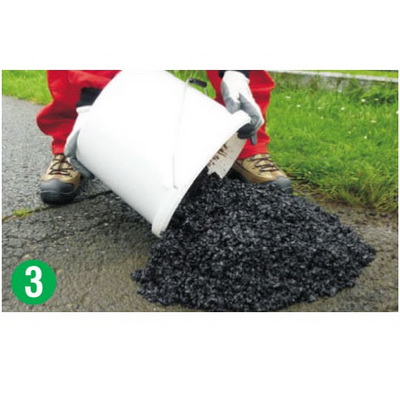 READY-MIXED COLD MIX ASPHALT FOR INSTANT ROAD REPAIR 25KG